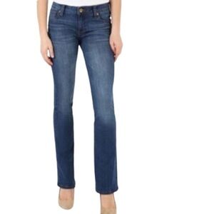 Women's 8 Kut from Kloth Meryl High Rise Boot Cut Jeans Zipper Fly